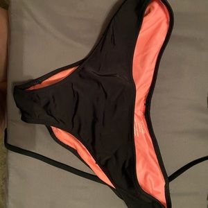 Black Victoria’s Secret bikini bottoms